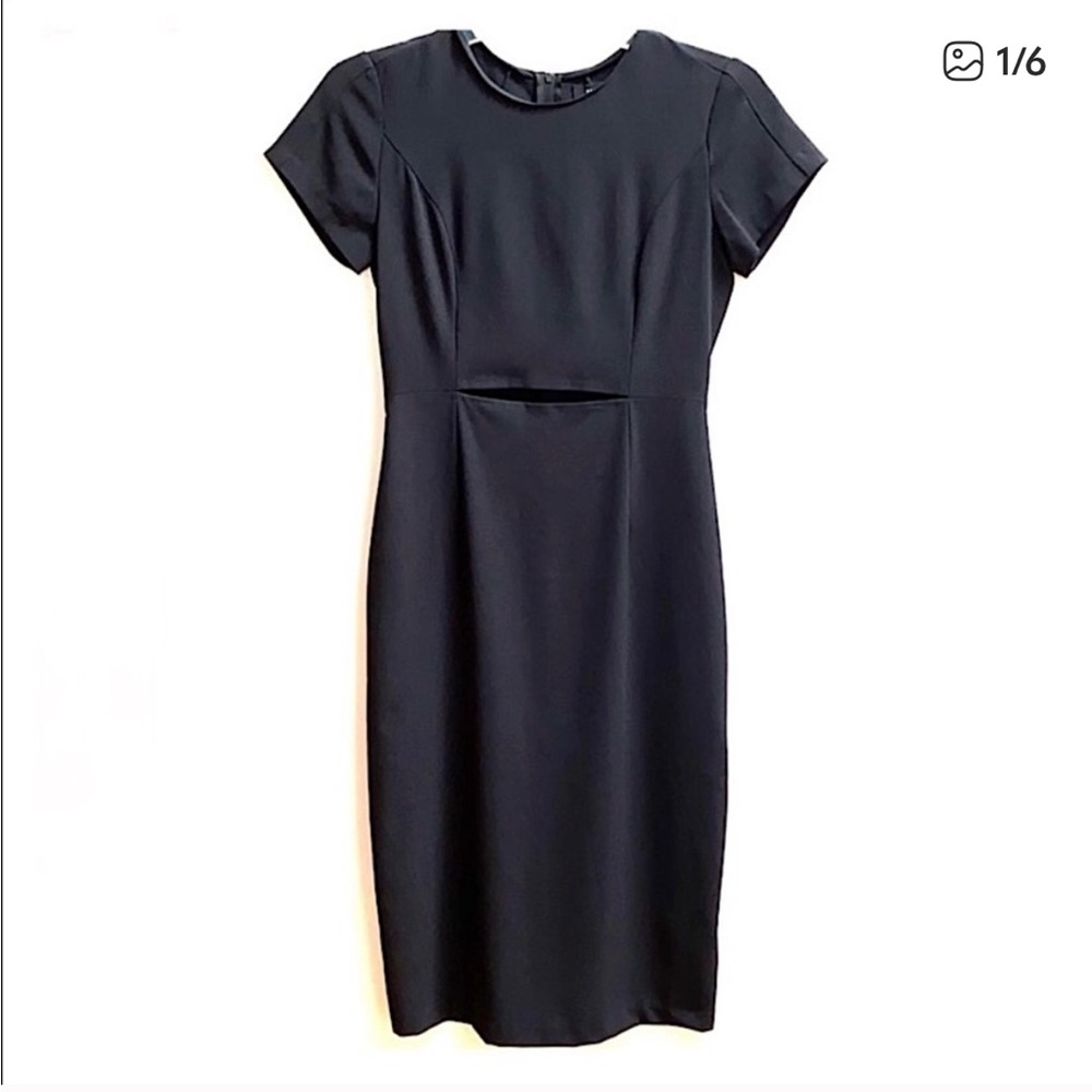 Aritzia Babaton Cut-Out Dress in Black - Picture 2 of 8